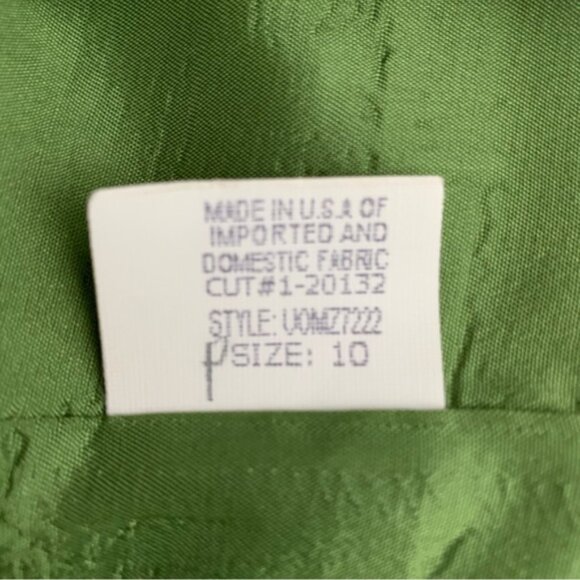 David Meister Olive Green Button Detail Sheath Dress - Picture 13 of 14